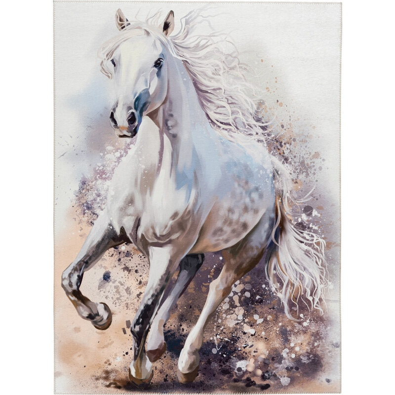 Obsession koberce Dětský kusový koberec Torino kids 235 WHITE HORSE - 80x120 cm