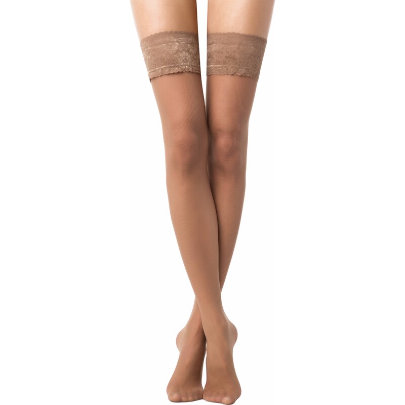 Conte Woman's Hold-Ups Euro-Package Bronz