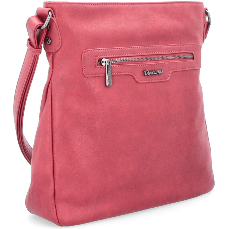Kabelka ze syntetické kůže crossbody Tangerin červená 8008 CV 106554386