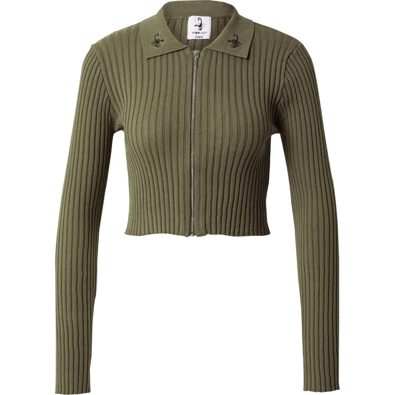 VIERVIER Kardigan Ashley khaki
