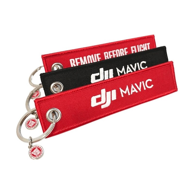 RBF ORIGINALS Klíčenky DJI MAVIC Remove Before Flight 3ks