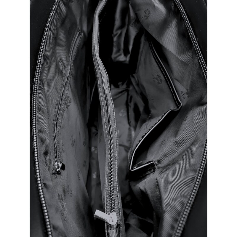 Tapple Černá kabelka přes rameno s šikmou kapsou