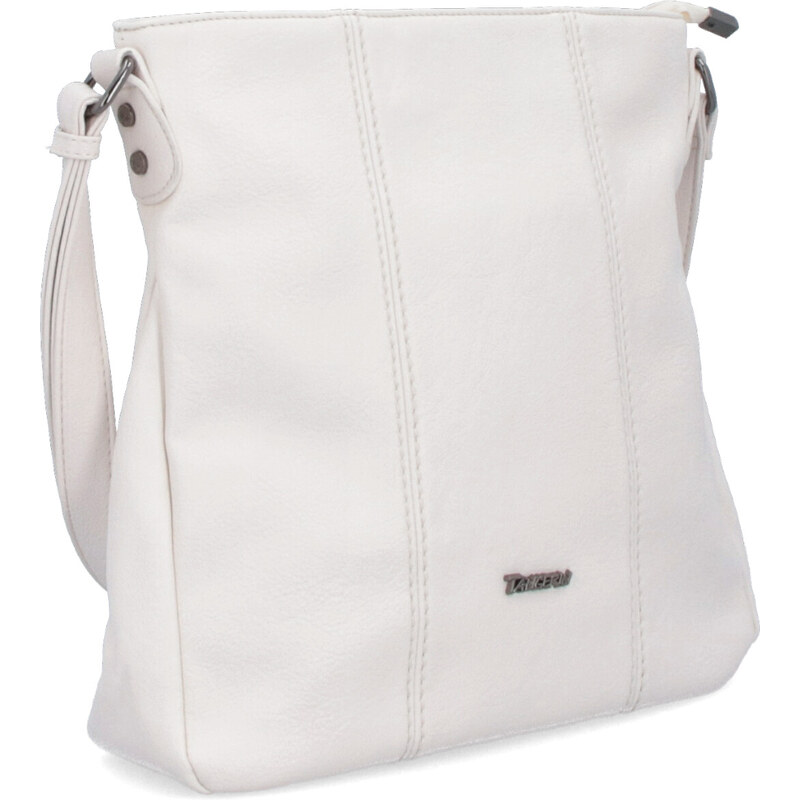 Kabelka ze syntetické kůže crossbody Tangerin béžová 8004 K 106554390