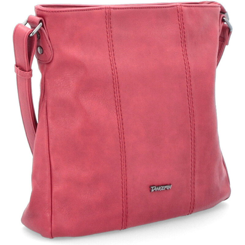 Kabelka ze syntetické kůže crossbody Tangerin červená 8004 CV 106554391