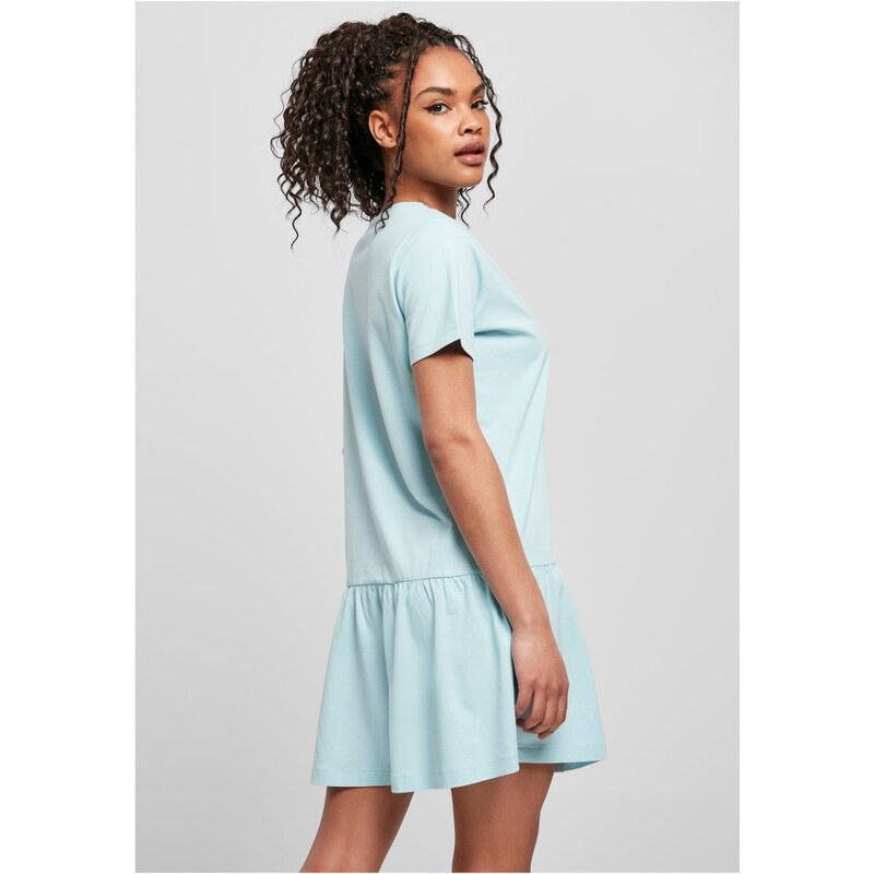 URBAN CLASSICS Ladies Valance Tee Dress - seablue