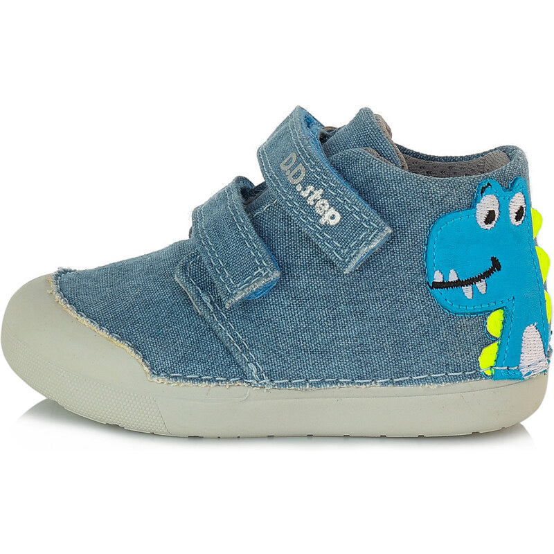 D.D. step chlapecké dětské plátěné boty blue 066-824