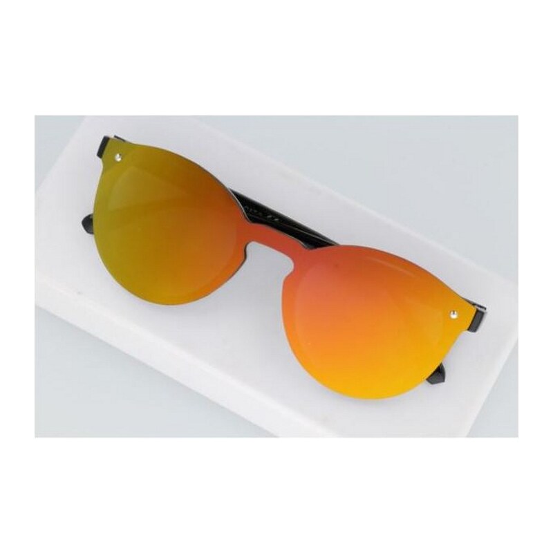 Sunmania Oranžové zrcadlové sluneční brýle "Rainbow"