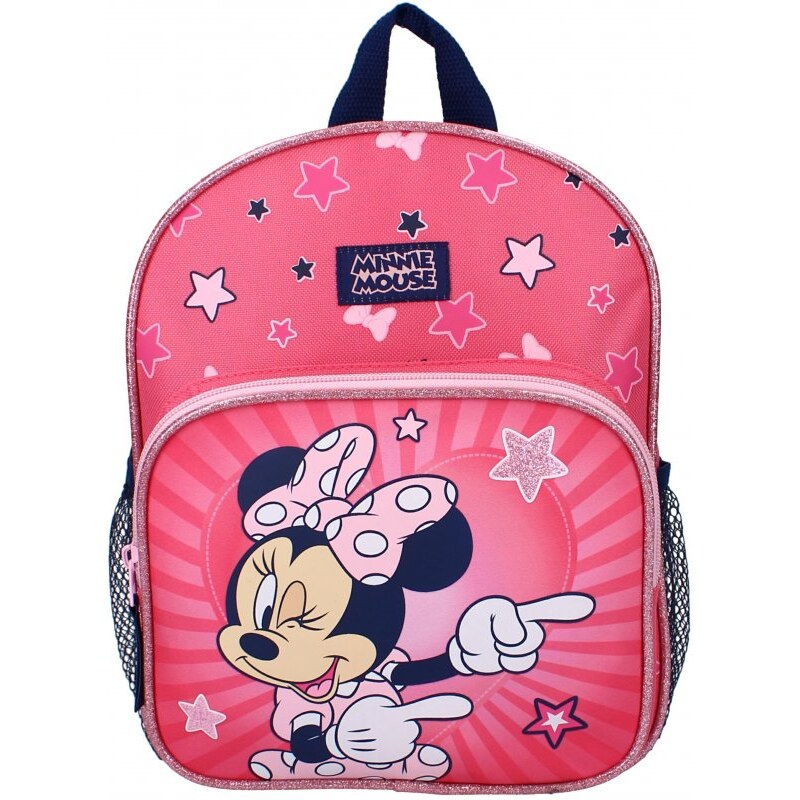 Vadobag Dětský / dívčí batůžek Minnie Mouse s hvězdičkami - Disney