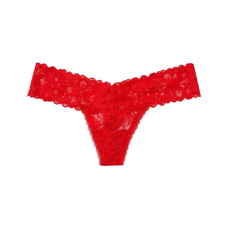 Victoria´s Secret Victoria's Secret krajkové tanga Lace-up Thong Panty