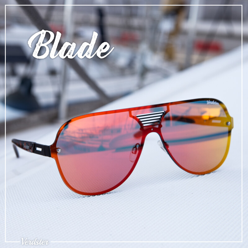 Brýle Verdster Blade C38013 červené REVO