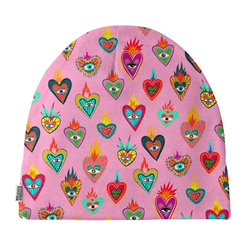 Mr. GUGU & Miss GO Man's Mexican Hearts Beanie MB 211859