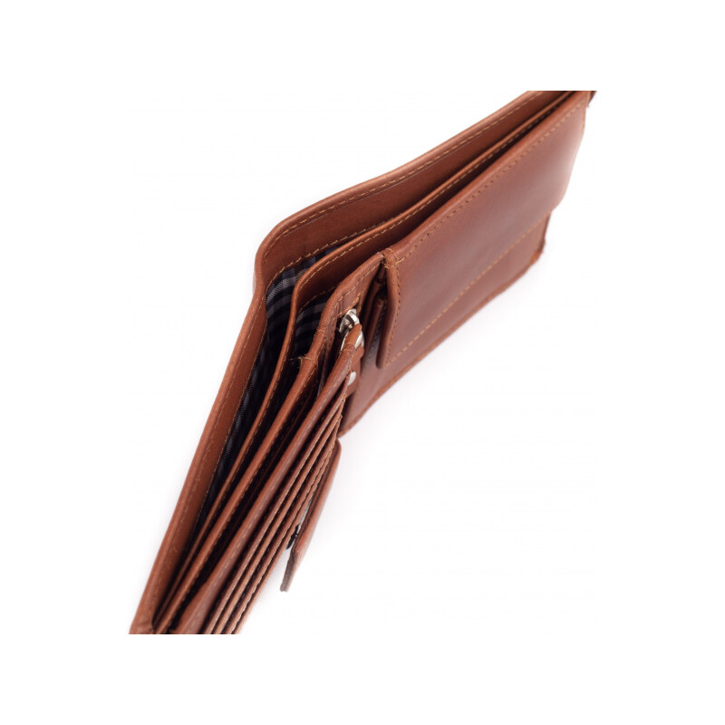 Pánská peněženka kožená SEGALI 2020 koňak