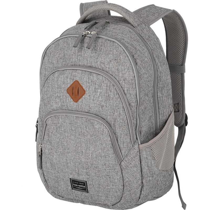 Travelite Basics Backpack Melange Light grey