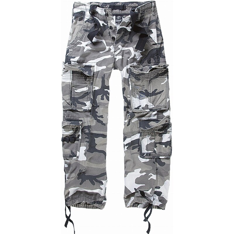 Pánské kalhoty // Brandit Vintage Cargo Pants snowcamo