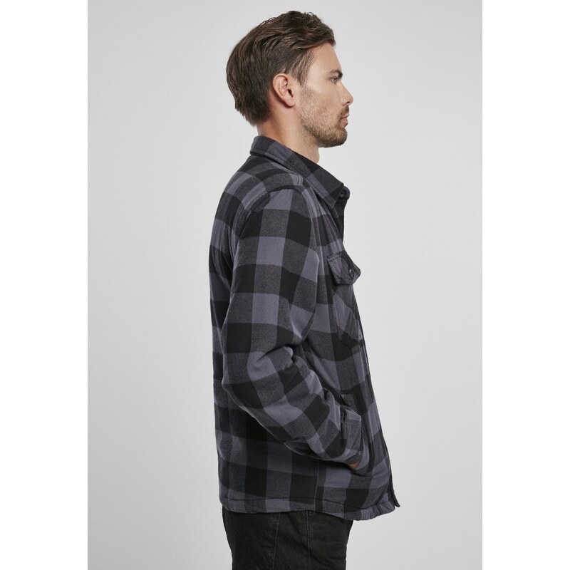 Pánská bunda // Brandit Lumberjacket black grey