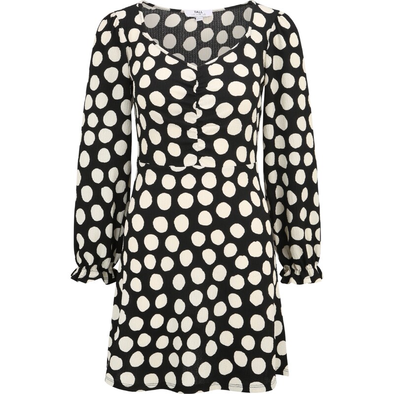 Dorothy Perkins Petite Šaty černá / bílá