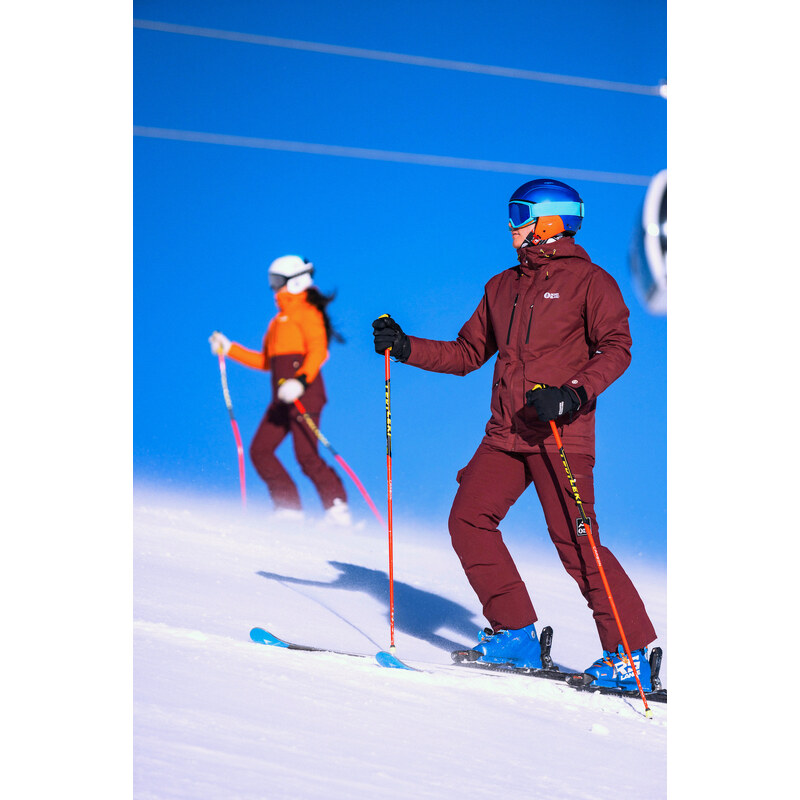 Nordblanc Vínová pánská lyžařská bunda GLACIAL