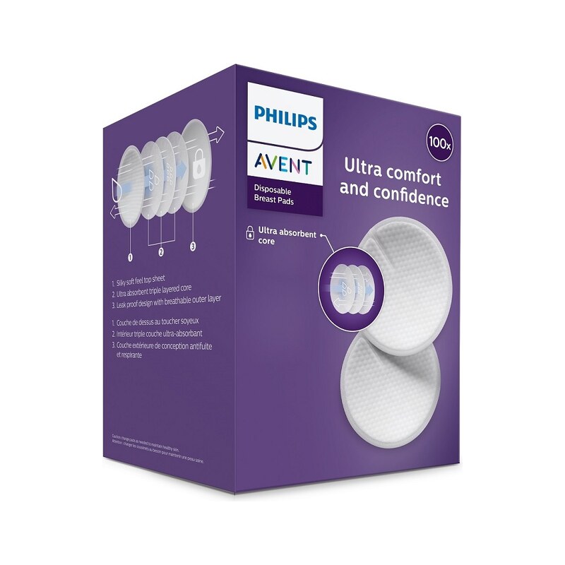 Philips AVENT Prsní vložky jednorázové 100 ks