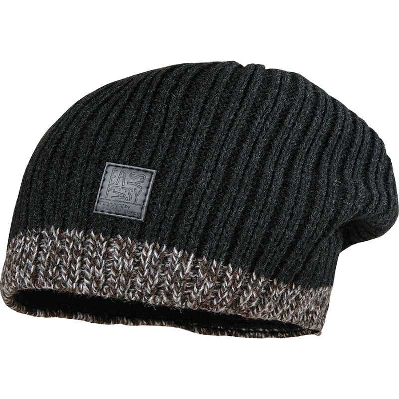 Maximo Dětská pletená čepice beanie černá