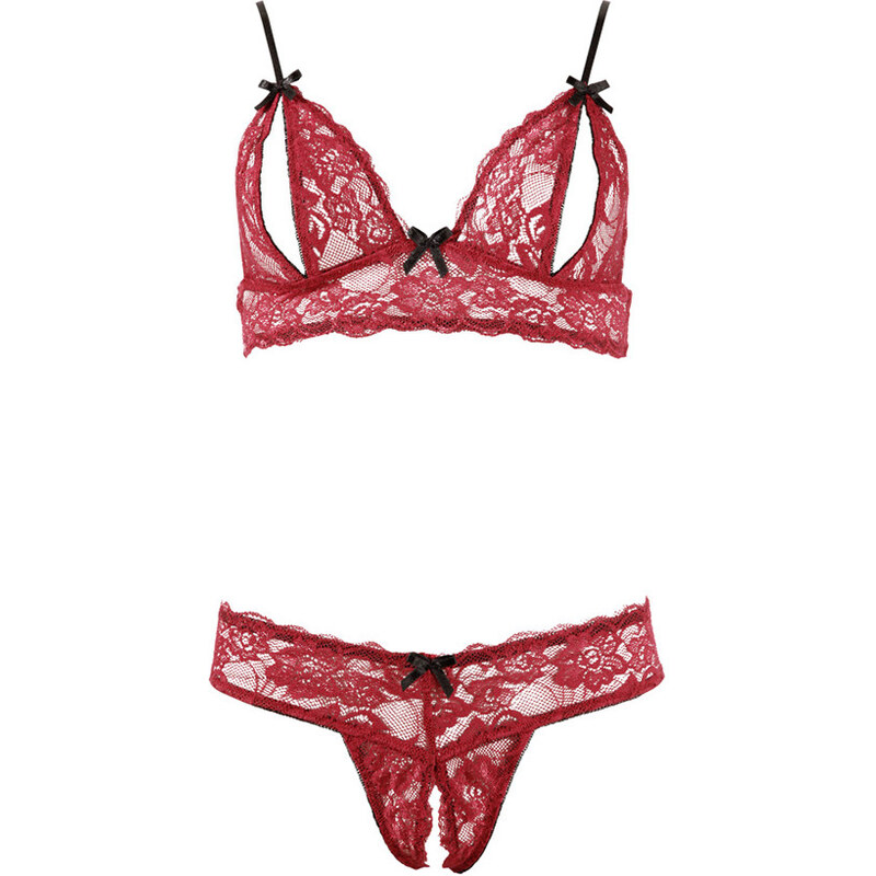 Červený erotický komplet Cottelli Lingerie