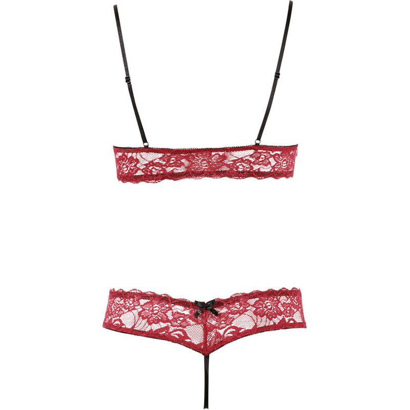 Červený erotický komplet Cottelli Lingerie