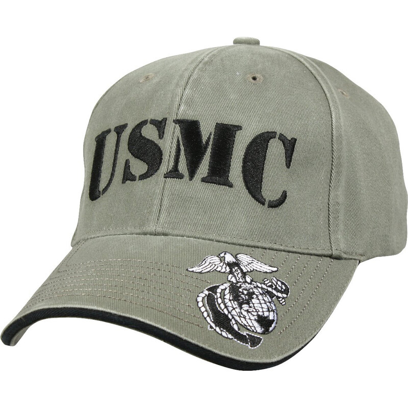 ROTHCO Kšiltovka USMC Marines vintage olive