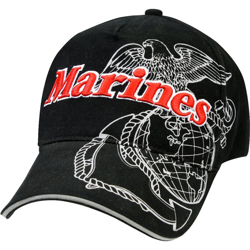 ROTHCO Kšiltovka US Marines černá