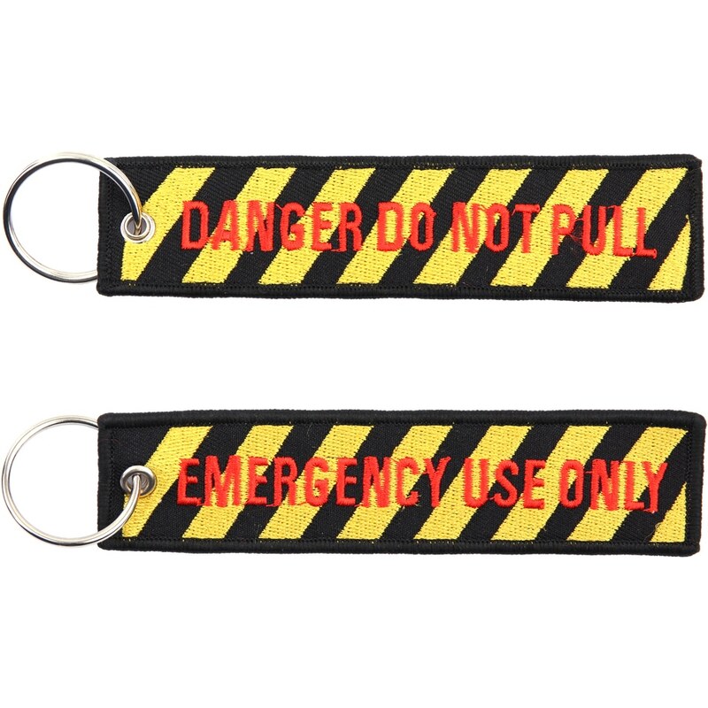 FOSTEX Klíčenka DANGER Do Not Pull 66857675