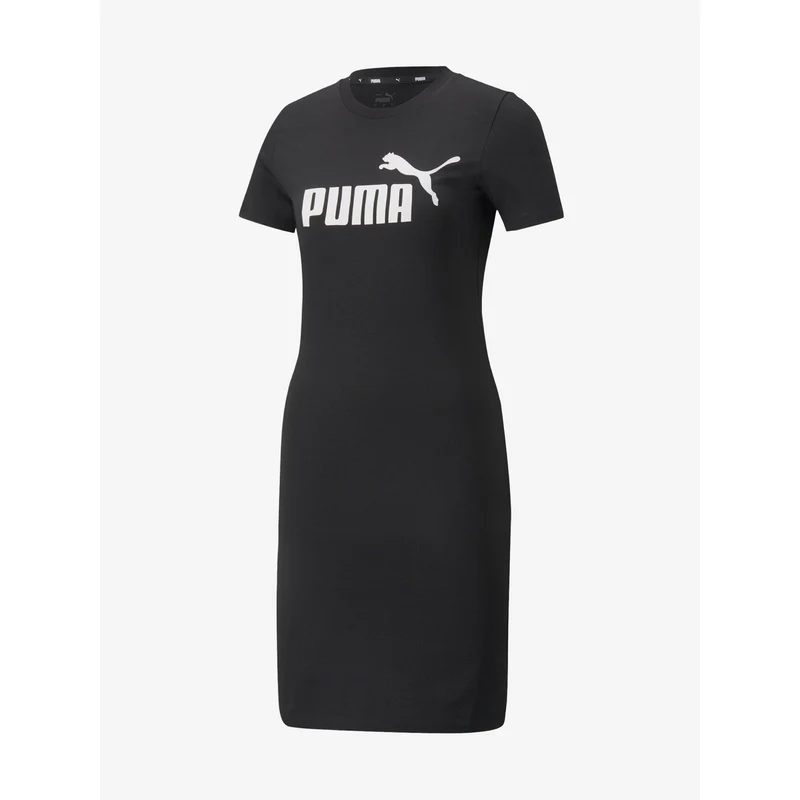 Černé dámské šaty s potiskem Puma - GLAMI.cz