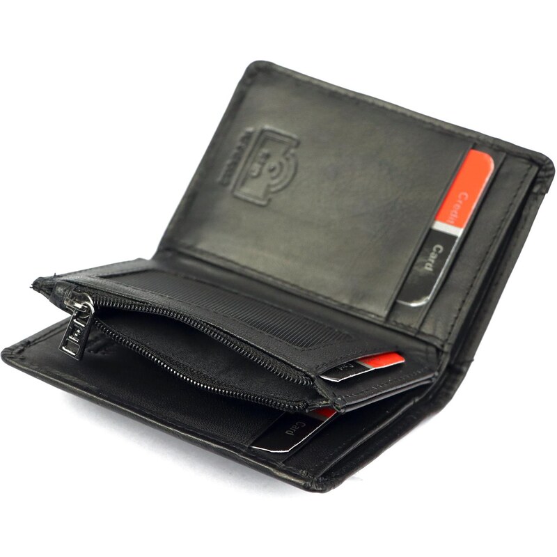 Pánská kožená peněženka Pierre Cardin TILAK70 2421 RFID černá