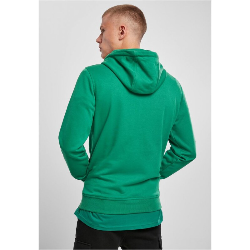 URBAN CLASSICS Basic Terry Hoody - junglegreen