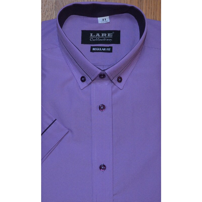 LARE Collection Pánská košile krátký rukáv LARE REGULAR FIT T147