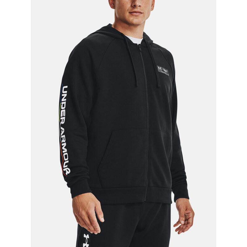 Under Armour MMikina UA Rival Fleece Chroma FZ HD-BLK - Pánské