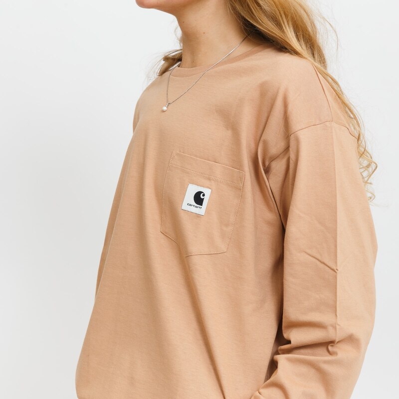 Carhartt WIP W L/S Pocket T-Shirt SEDIMENT