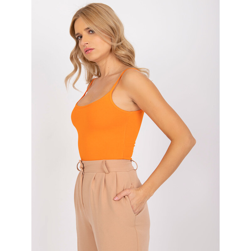 BASIC FEEL GOOD ORANŽOVÝ BASIC TOP INDIANA -ORANGE Oranžová