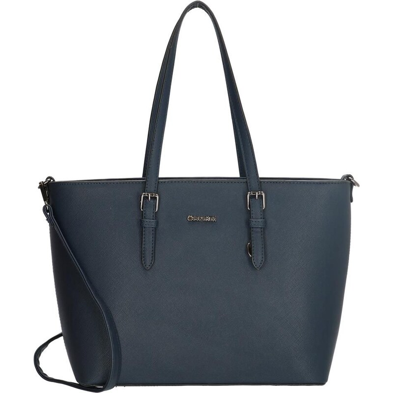 Charm London Tmavě modrá velká shopper kabelka přes rameno