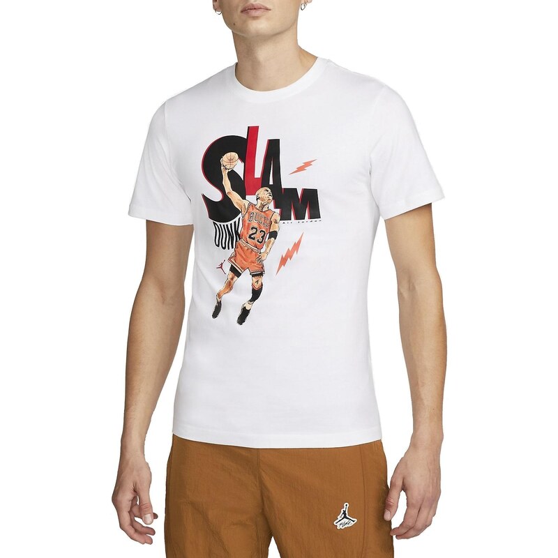 Triko Jordan Game 5 T-Shirt White dh8948-100