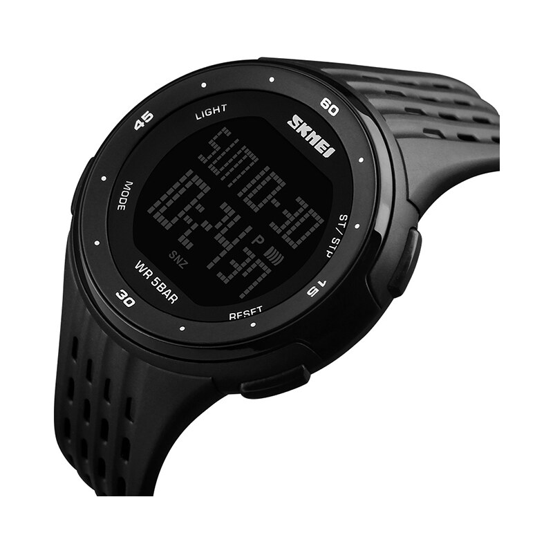 Sportovní digitální hodinky Skmei 1219 černé