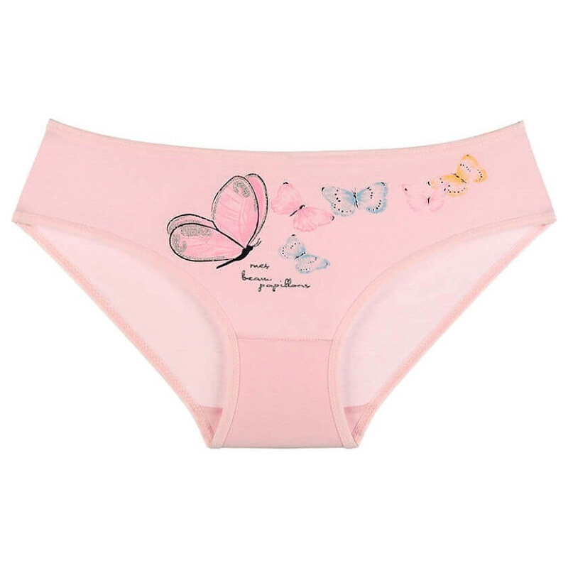 Donella Dětské kalhotky Motýl, barva světle růžová, 95% bavlna 5% elasten