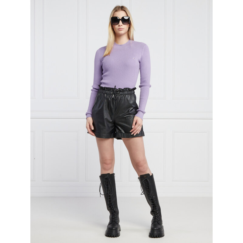 Tommy Jeans dámský světle fialový svetr