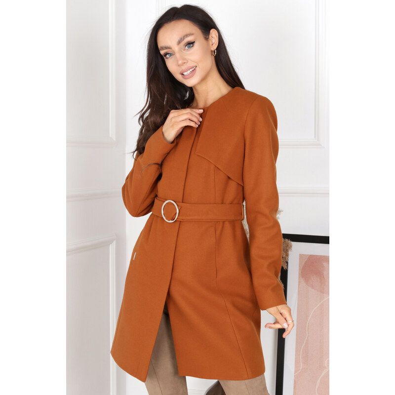 Merce Coat Viola Toffee