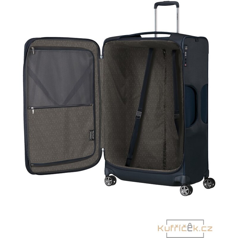 Samsonite D'lite Spinner rozšiřitelný 71cm Modrá 85L