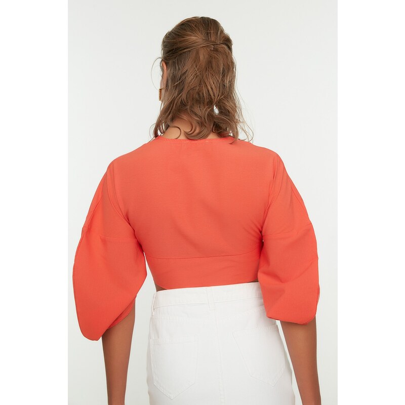 Trendyol Blouse - Orange - Regular fit