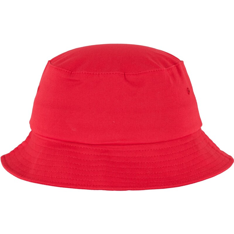 Čepice Flexfit Cotton Twill Bucket Red