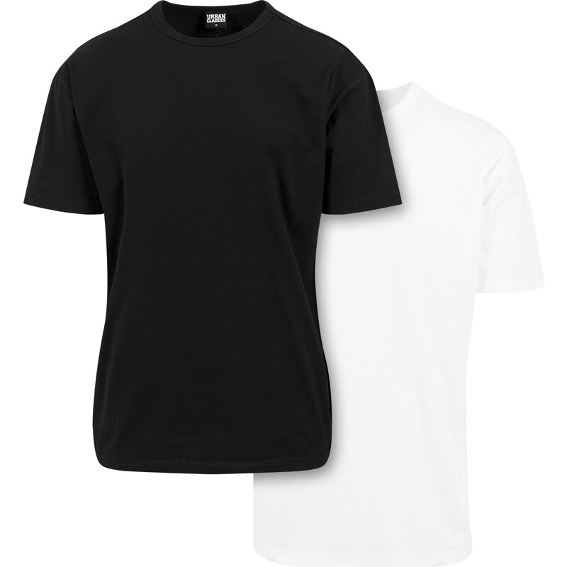 UC Men Oversized tričko 2-balení černá+bílá