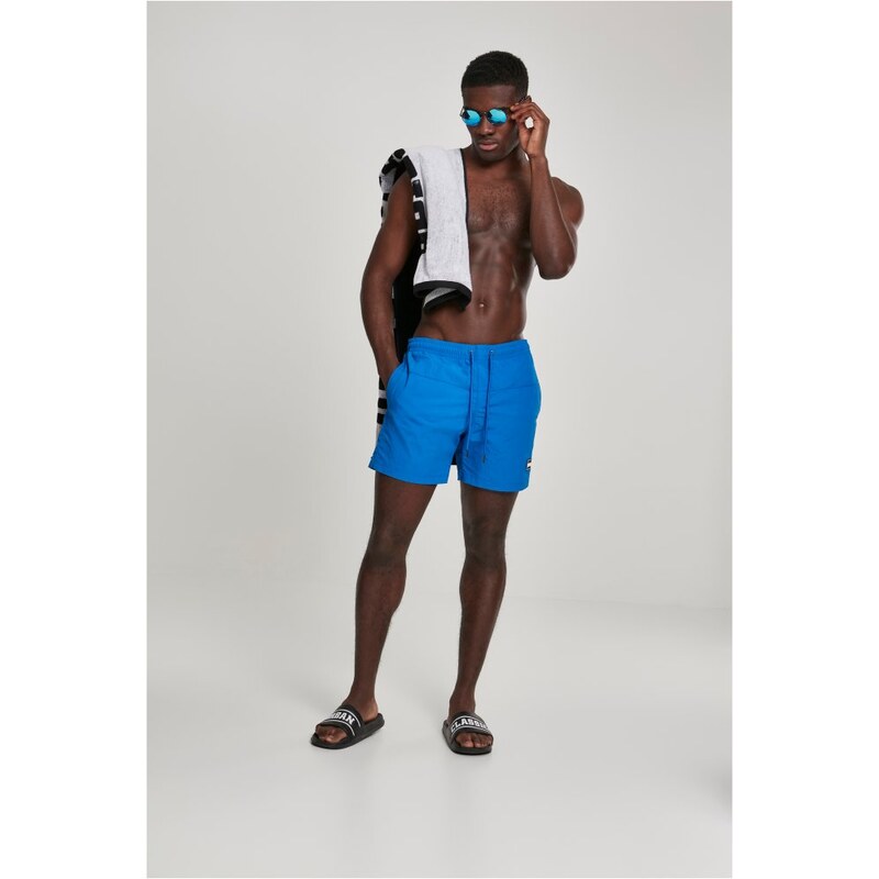 Pánské koupací kraťasy Urban Classics Block Swim Shorts - cobalt blue