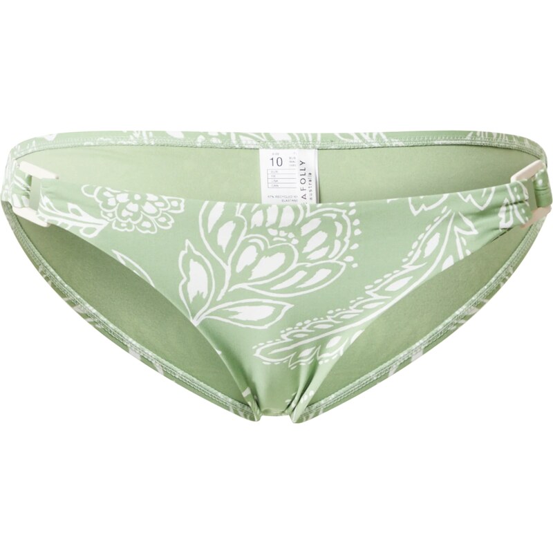 Seafolly Spodní díl plavek světle zelená / bílá 109110211