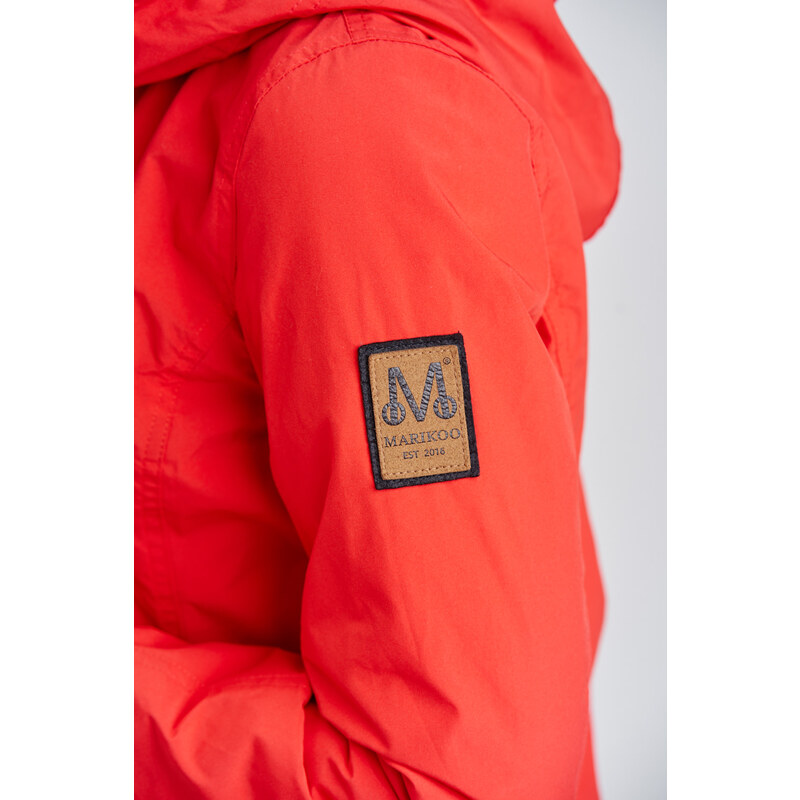 Dámská outdoorová bunda s kapucí Erdbeere Marikoo - RUSTY CINNAMON