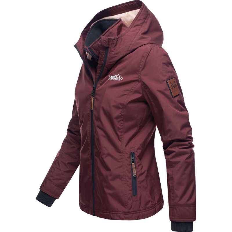Dámská outdoorová bunda s kapucí Erdbeere Marikoo - WINE