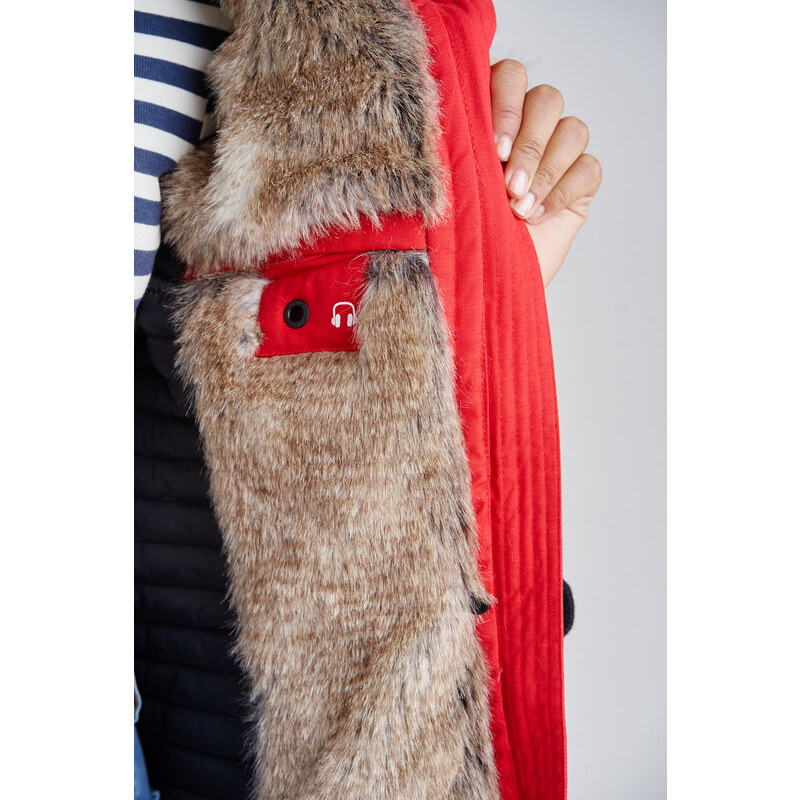 Dámská zimní dlouhá bunda Bombii Navahoo - ANTRACITE